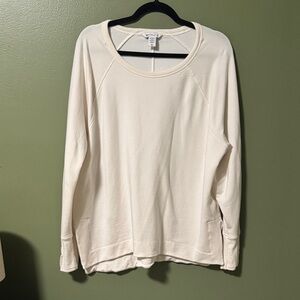 Athleta Off-White Relaxed Sweatshirt